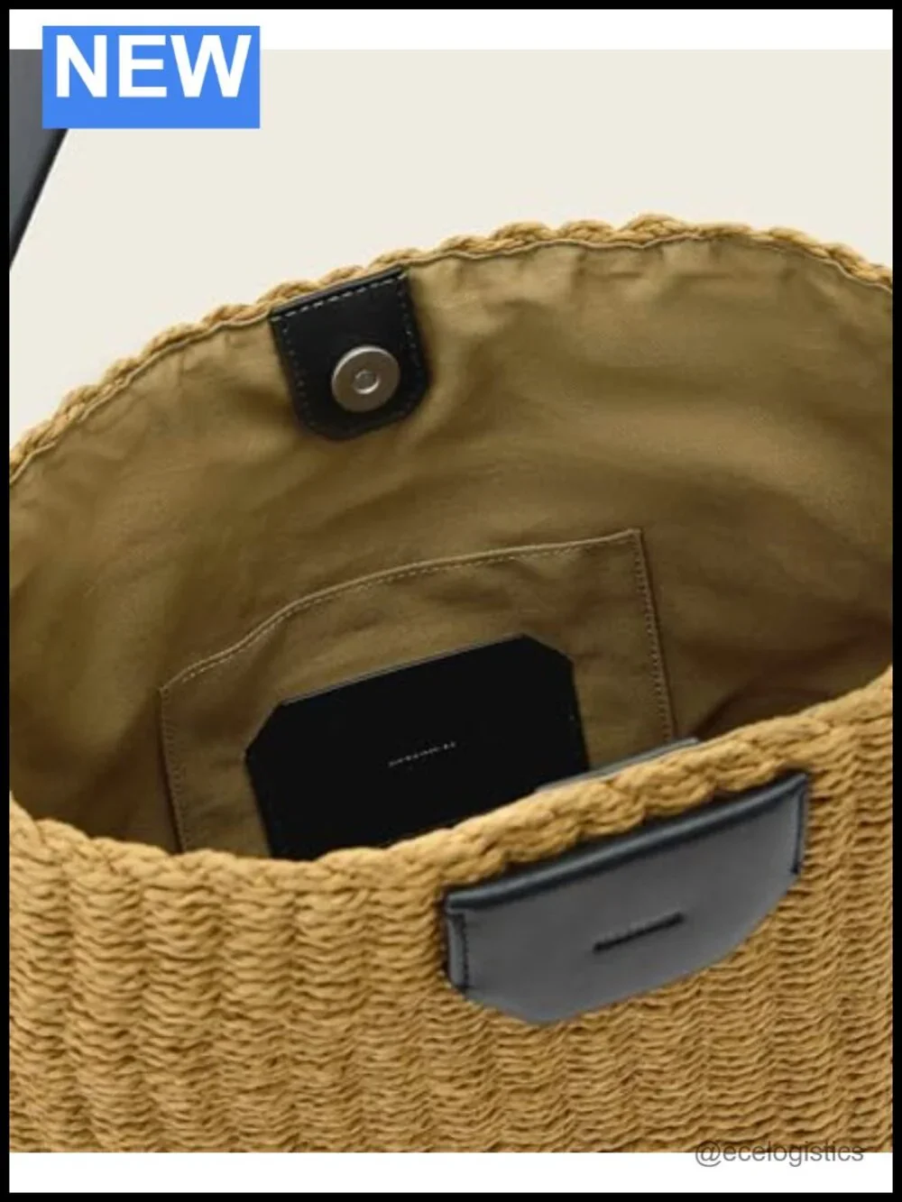 AllSaints Alba Paper Shoulder Bag - Lightweight Cotton Zip Top